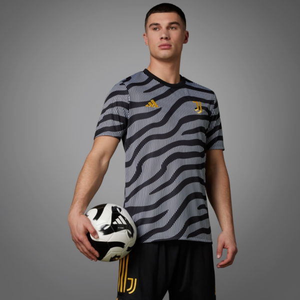 Ao Adidas Juventus Pre-Match Jersey 'Black White' HZ5033