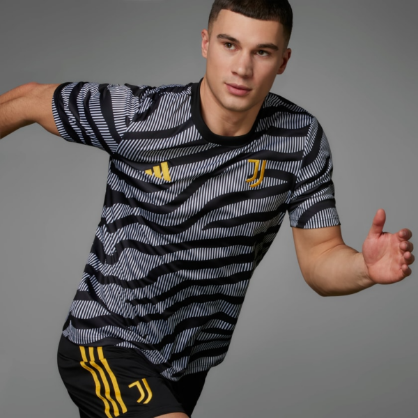 Ao Adidas Juventus Pre-Match Jersey 'Black White' HZ5033