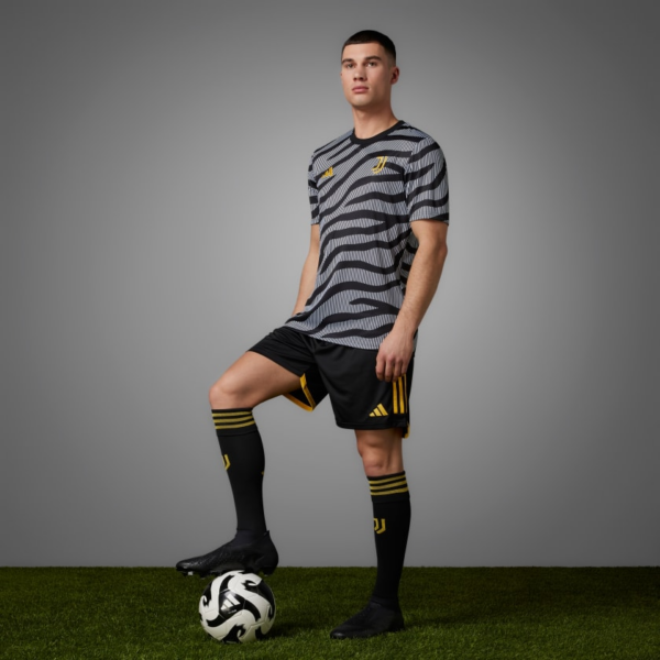Ao Adidas Juventus Pre-Match Jersey 'Black White' HZ5033