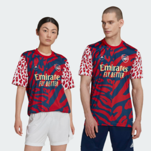 Ao Adidas Arsenal Fc By Stella Mccartney Pre-Match Jersey 'Scarlet' HI2144