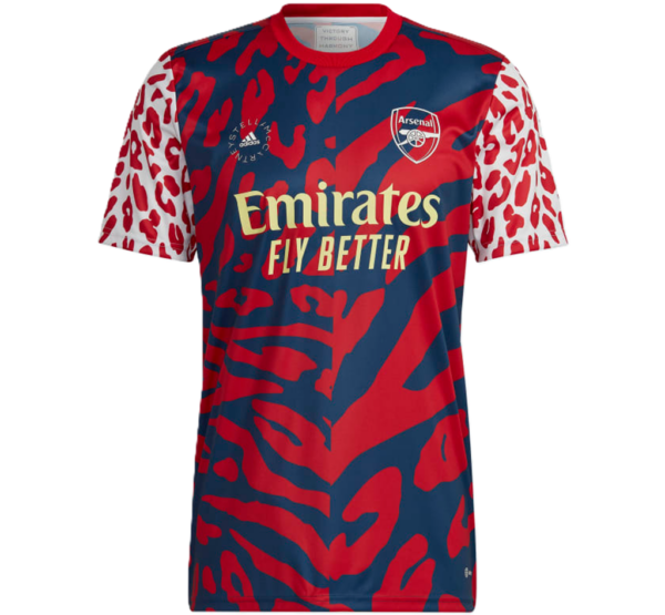 Ao Adidas Arsenal Fc By Stella Mccartney Pre-Match Jersey 'Scarlet' HI2144