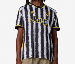 Ao Adidas Juventus 23/24 Home Jersey 'Black White' HR8256