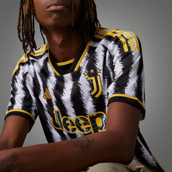 Ao Adidas Juventus 23/24 Home Jersey 'Black White' HR8256