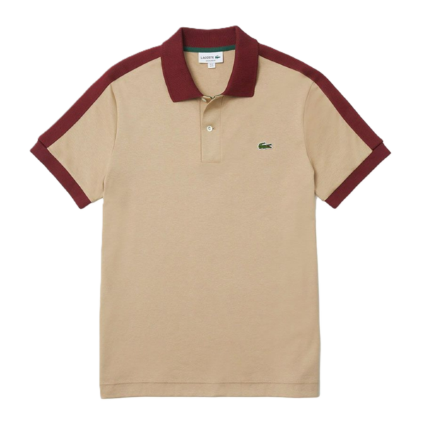 Ao Lacoste Classic Fit Contrast Collar 'Beige' PH9532-02S