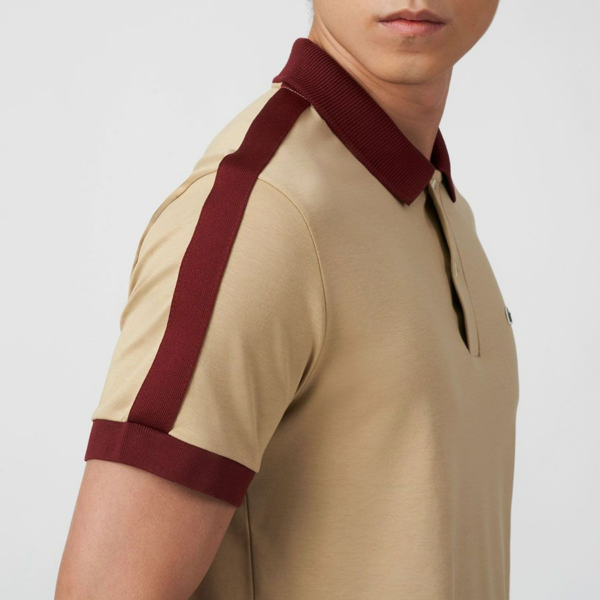 Ao Lacoste Classic Fit Contrast Collar 'Beige' PH9532-02S