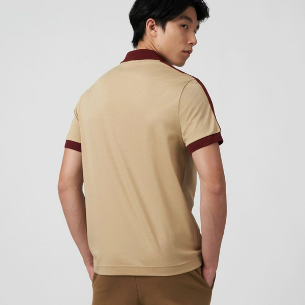 Ao Lacoste Classic Fit Contrast Collar 'Beige' PH9532-02S