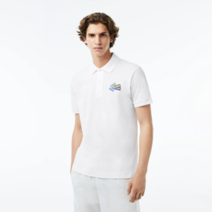Ao Lacoste Classic Fit Cotton Pique Polo 'White' PH2052-001