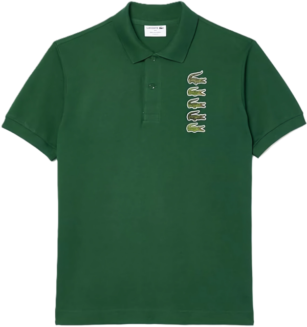 Ao Lacoste Classic Fit Croc Badge Pique 'Green' PH3474 -132