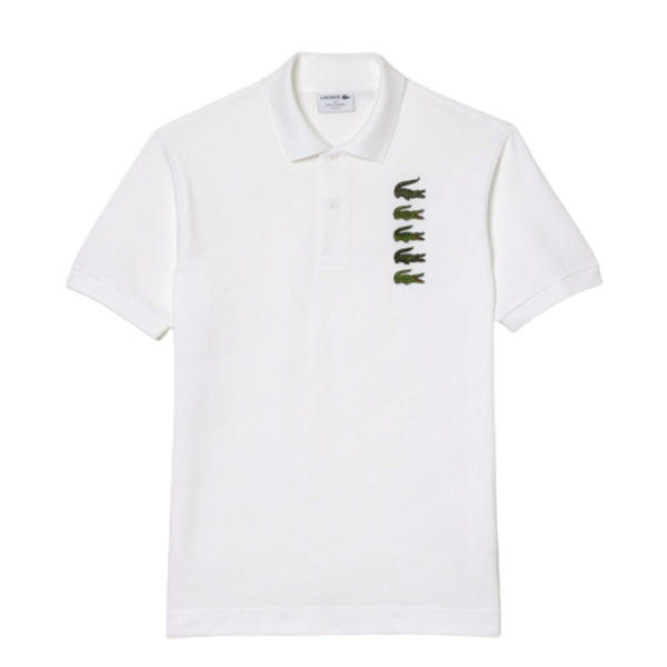 Ao Lacoste Classic Fit Croc Badge Pique 'White' PH3474-001