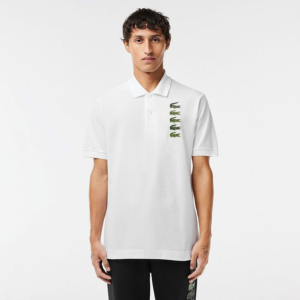 Ao Lacoste Classic Fit Croc Badge Pique 'White' PH3474-001