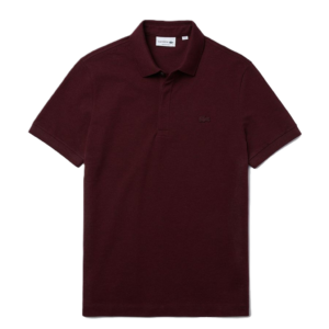 Ao Lacoste Paris Polo Shirt Regular Fit 'Dark Red' PH5522-SXL