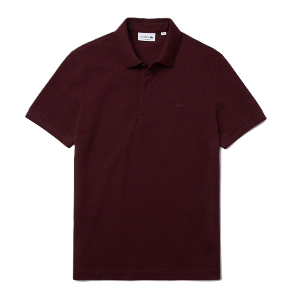 Ao Lacoste Paris Polo Shirt Regular Fit 'Dark Red' PH5522-SXL