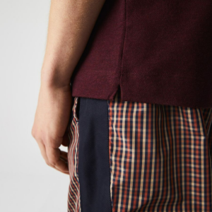 Ao Lacoste Paris Polo Shirt Regular Fit 'Dark Red' PH5522-SXL