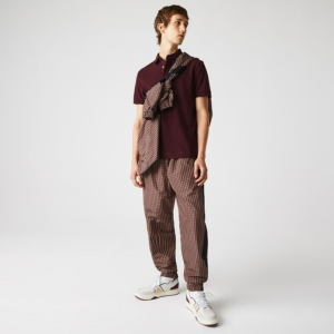 Ao Lacoste Paris Polo Shirt Regular Fit 'Dark Red' PH5522-SXL