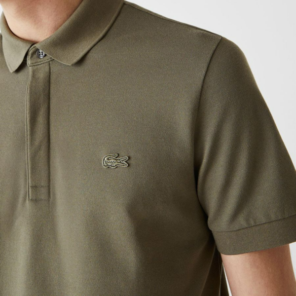 Ao Lacoste Paris Regular Fit Cotton Pique 'Olive' PH5522-316