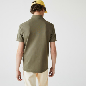 Ao Lacoste Paris Regular Fit Cotton Pique 'Olive' PH5522-316
