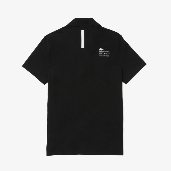 Ao Lacoste Regular Fit Branded Pique 'Black' PH9643-031