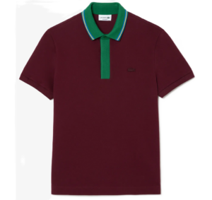 Ao Lacoste Regular Fit 'Dark Red' PH1125-YUP