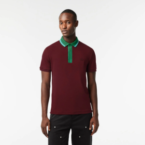 Ao Lacoste Regular Fit 'Dark Red' PH1125-YUP
