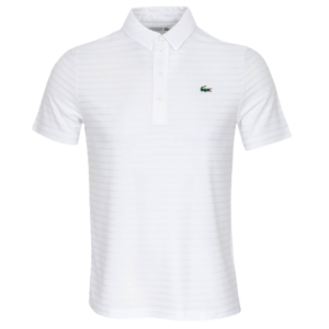 Ao Lacoste Sport Textured Breathable Golf Polo 'White' DH6844-001