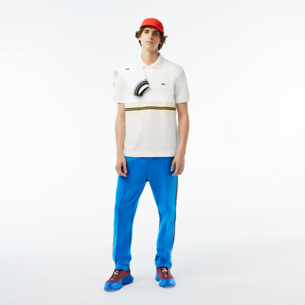 Ao Lacoste Striped 'Pattern Color Mixed White' PH1132-70V