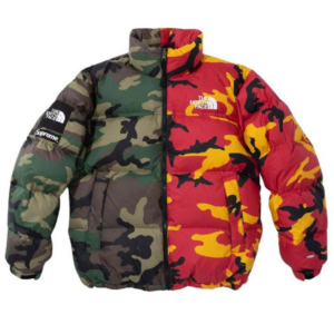 Ao Supreme Split Nuptse x The North Face 'Red Camo' SUP-SS24-052