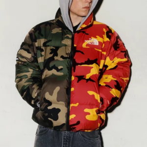 Ao Supreme Split Nuptse x The North Face 'Red Camo' SUP-SS24-052