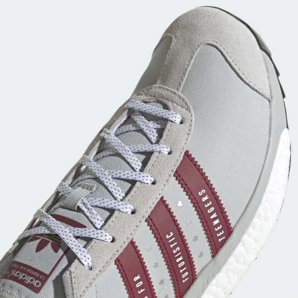 Giay Adidas Country x Human Made 'Grey Burgundy' S42974