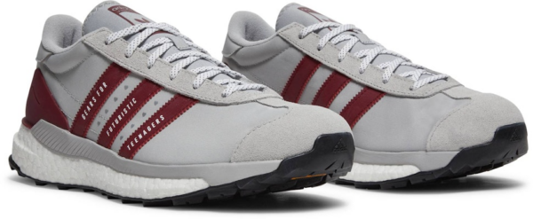 Giay Adidas Country x Human Made 'Grey Burgundy' S42974