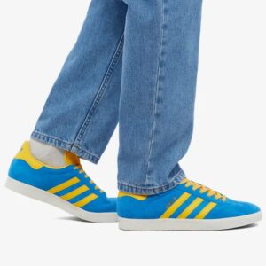 Giay Adidas Gazelle 'Blue Bold Gold' GY7373