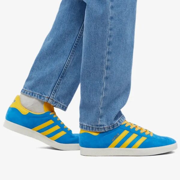 Giay Adidas Gazelle 'Blue Bold Gold' GY7373