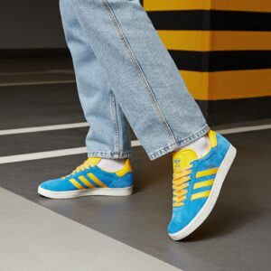 Giay Adidas Gazelle 'Blue Bold Gold' GY7373