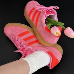 Giay Adidas Gazelle Indoor 'Beam Pink Solar Red' IE1058