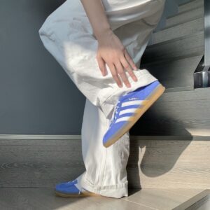 Giay Adidas Gazelle Indoor 'Blue Burst Yellow' IE2960