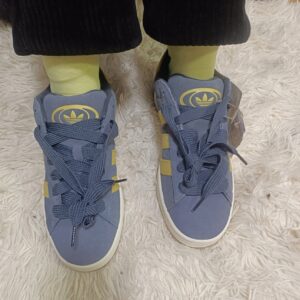 Giay Adidas Originals Campus Low 'Grey Yellow' ID6138