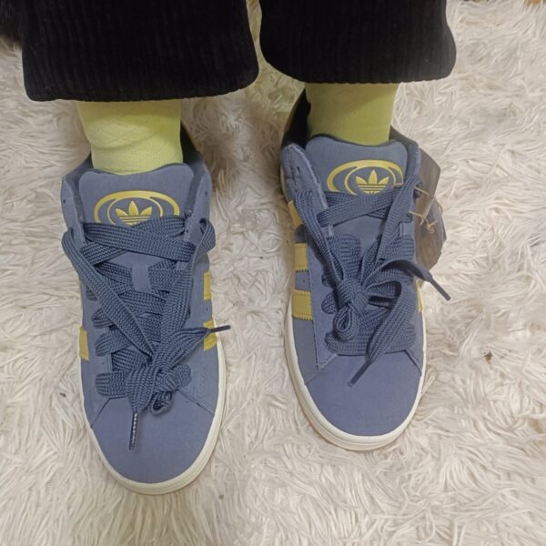 Giay Adidas Originals Campus Low 'Grey Yellow' ID6138