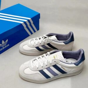 Giay Adidas Originals Gazelle Indoor 'White Navy' IG1643
