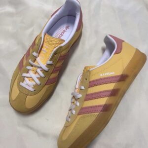 Giay Adidas Originals Gazelle Indoor 'Yellow Pink' IE2959