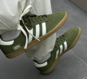 Giay Adidas Samba OG 'Reflective Focus Olive' IE3440