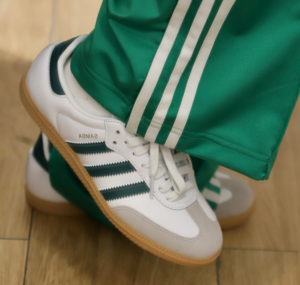 Giay Adidas Samba OG ‘White Collegiate Green Gum’ IE3437