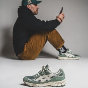 Giay Asics Gel NYC 'Ivy Smoke Grey' 1203A383-302