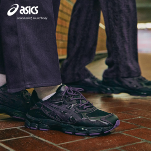 Giay Asics Gel NYC x Needles 'Black Purple' 1201B008-001