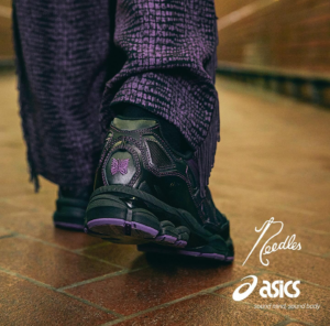 Giay Asics Gel NYC x Needles 'Black Purple' 1201B008-001