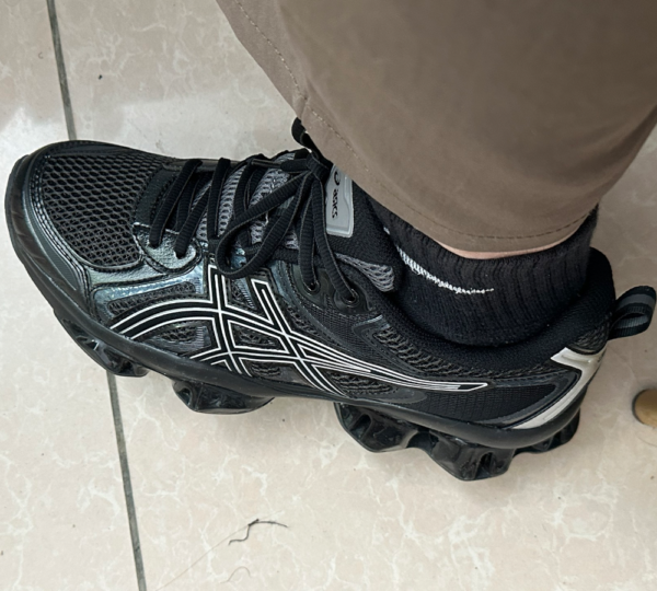 Giay Asics Gel Quantum Kinetic 'Grey Black' 1203A270-023