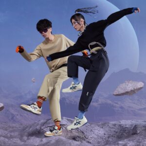 Giay Asics Gel Spotlyte V2 Low 'White Brown' 1203A258-104