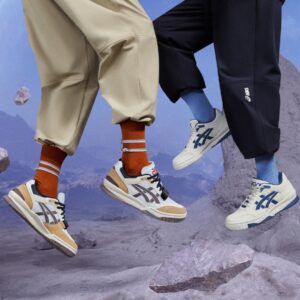 Giay Asics Gel Spotlyte V2 Low 'White Brown' 1203A258-104