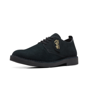 Giay Clarks Leather Breathable Casual 'Black' 261667757