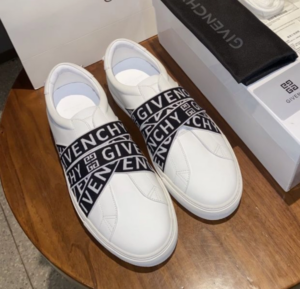 Giay Givenchy 4G Webbing Strap 'Black White' BH001SH0CZ-116