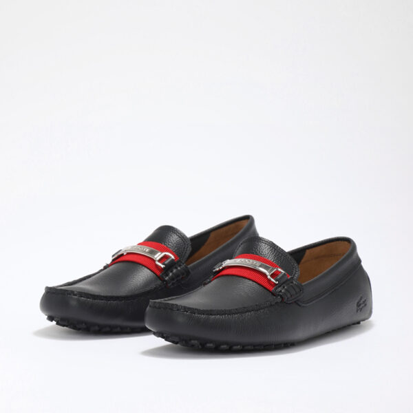 Giay Lacoste Ansted 319 Loafers 'Black Red' 7-38CMA00841B5