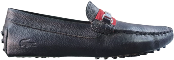 Giay Lacoste Ansted 319 Loafers 'Black Red' 7-38CMA00841B5